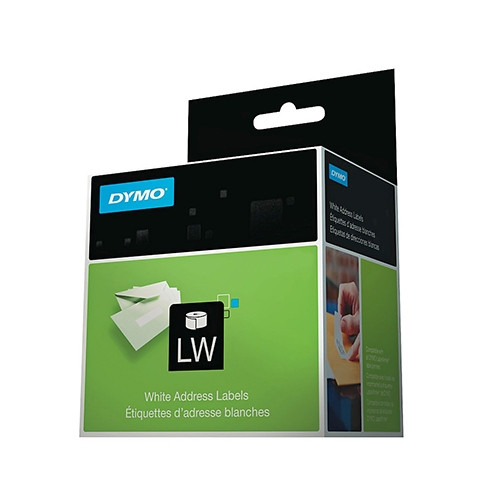 White Thermal Printer Labels for DYMO Printers 1 x 2 1/8