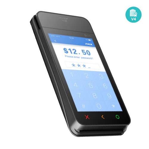 PAX D220 Mini POS | 4G LTE-3G-Bluetooth + WiFi | Wireless Pin Pad